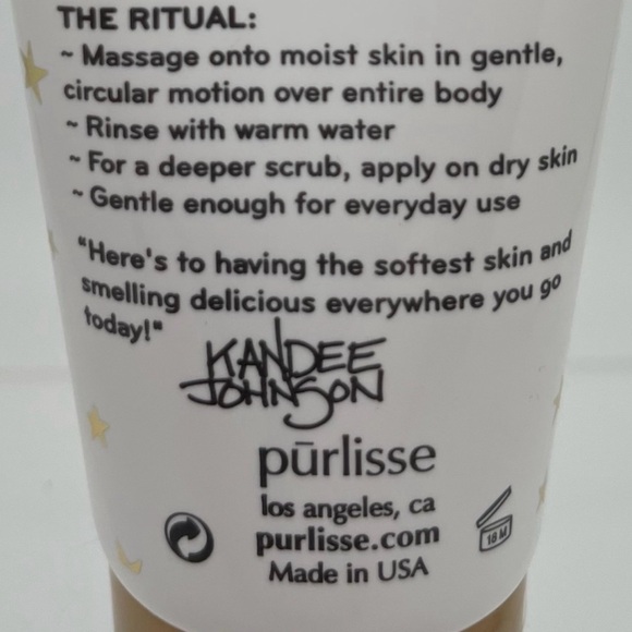 Kandee Johnson X Purlisse Orange Creamsicle 3-Piece Body Wash Scrub & Butter NWT - Picture 13 of 15